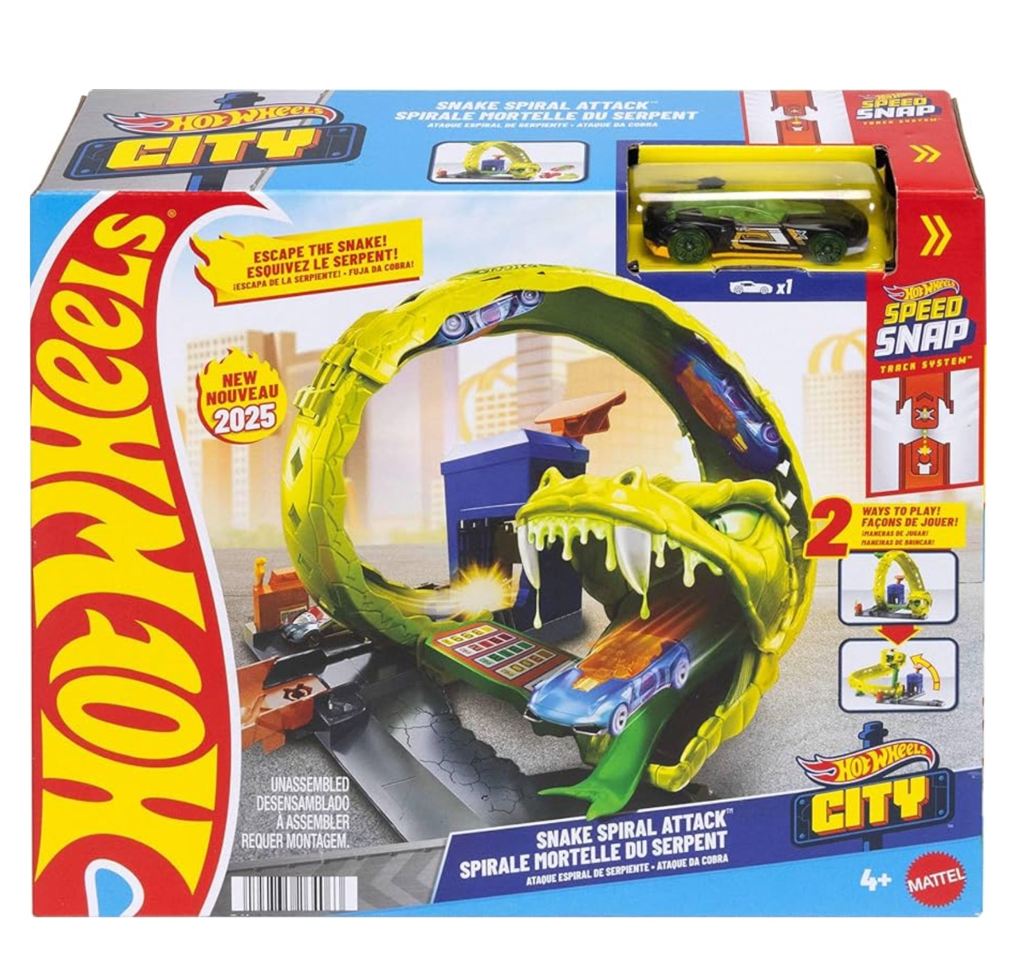 Wheels City Pista Hot Wheels Bahia De La Serpiente Precio Snake