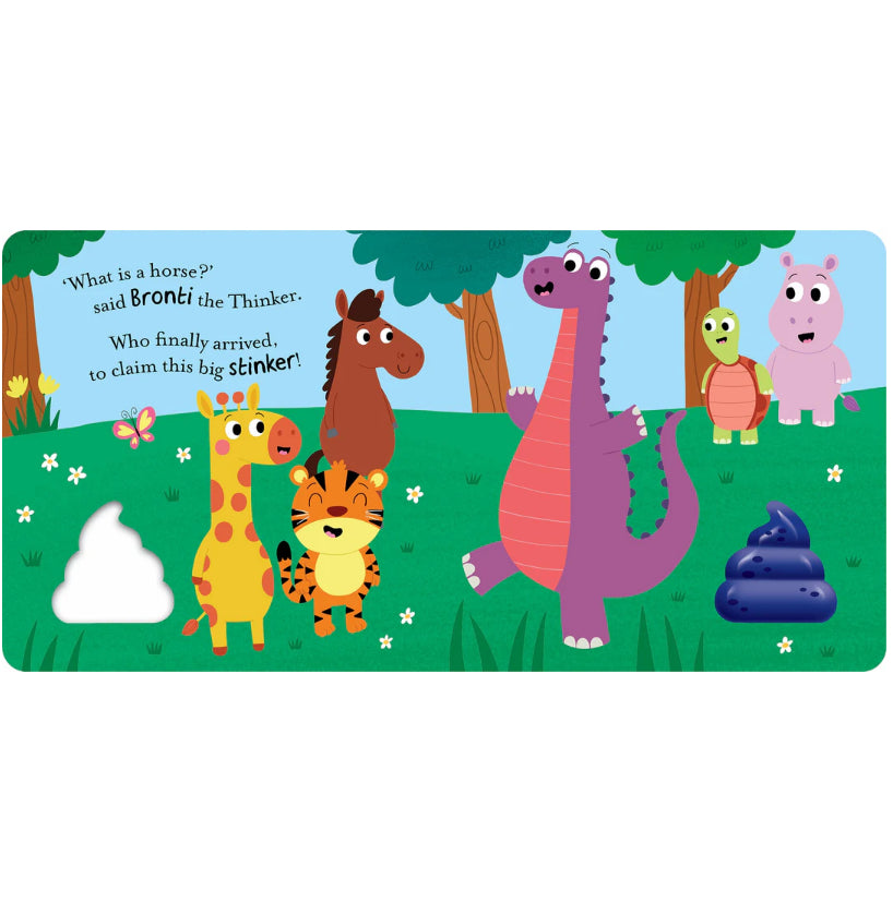 BOOK WITH SQUISHY IS THAT DINOSAUR POO?