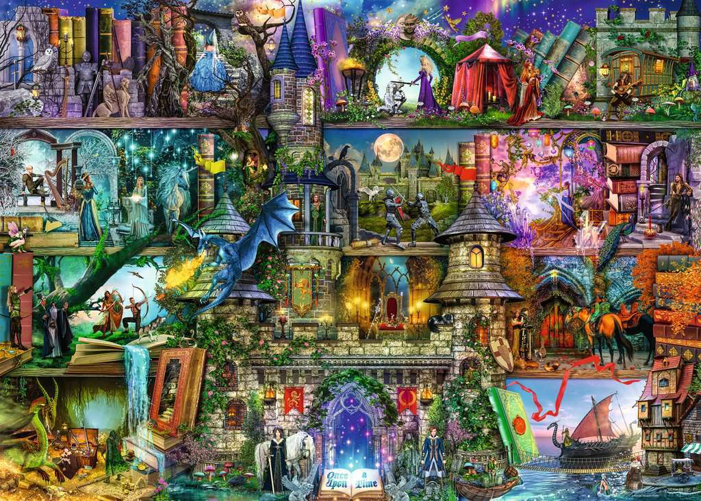 PUZZLE 1000PC MYTHS AND LEGENDS NEW