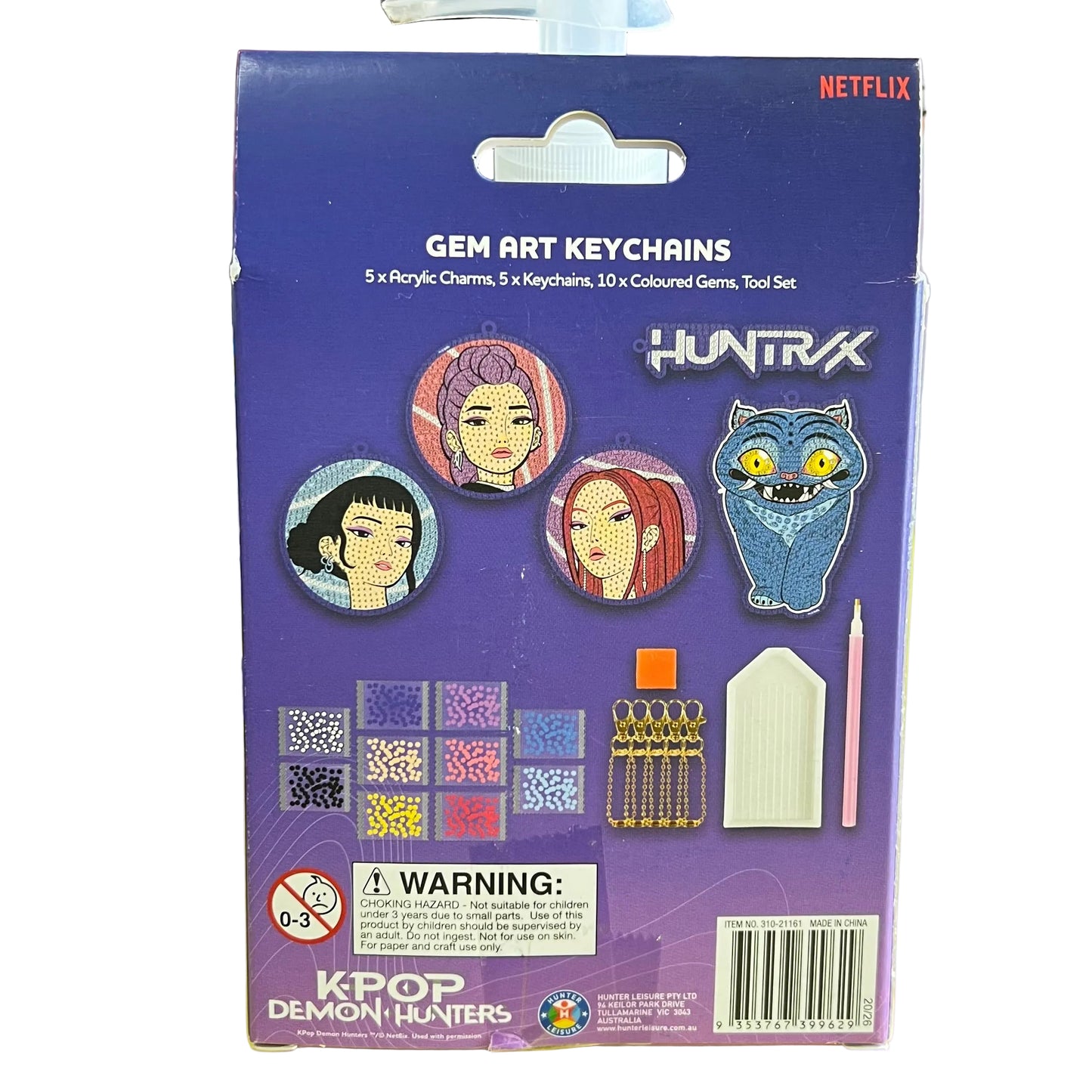KPOP D/H GEM ART KEYCHAINS