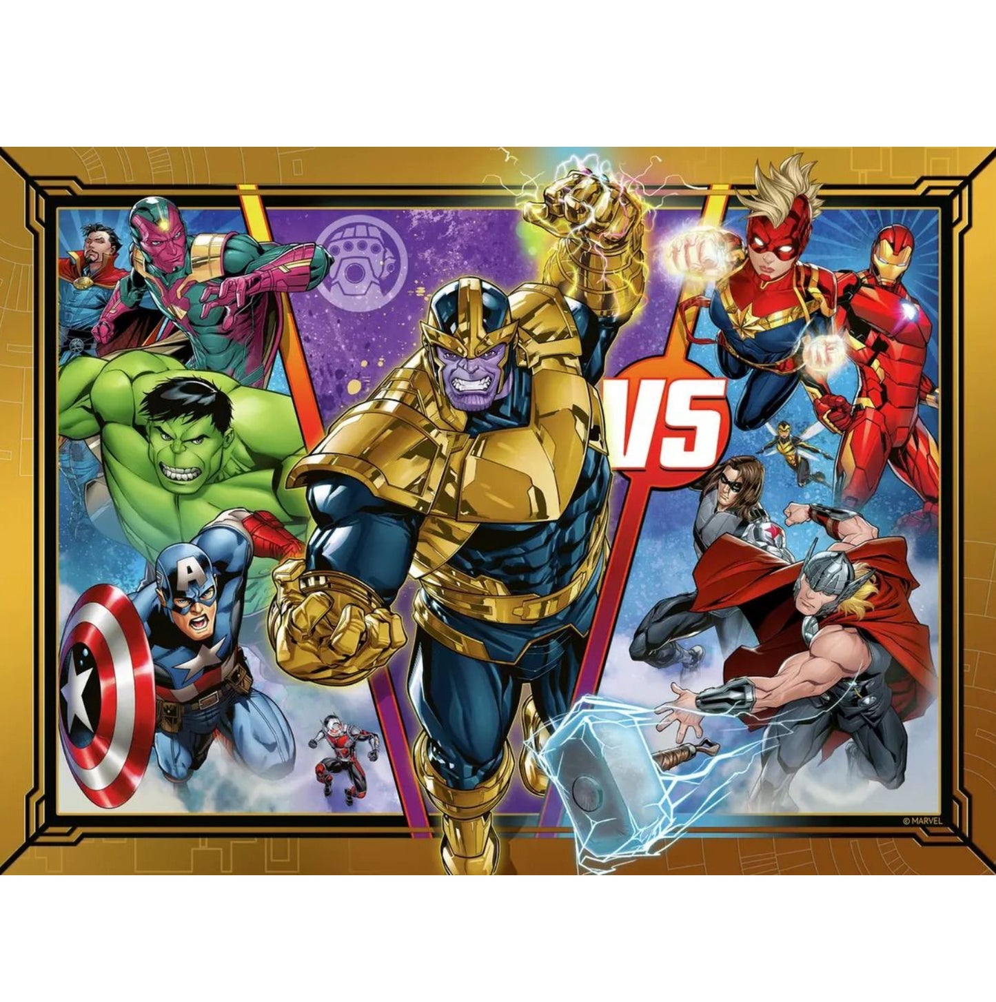 PUZZLE 4X100PC MARVEL AVENGERS