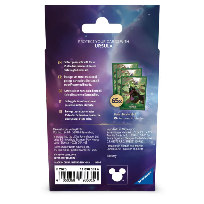 DISNEY LORCANA S7 SLEEVES URSULA