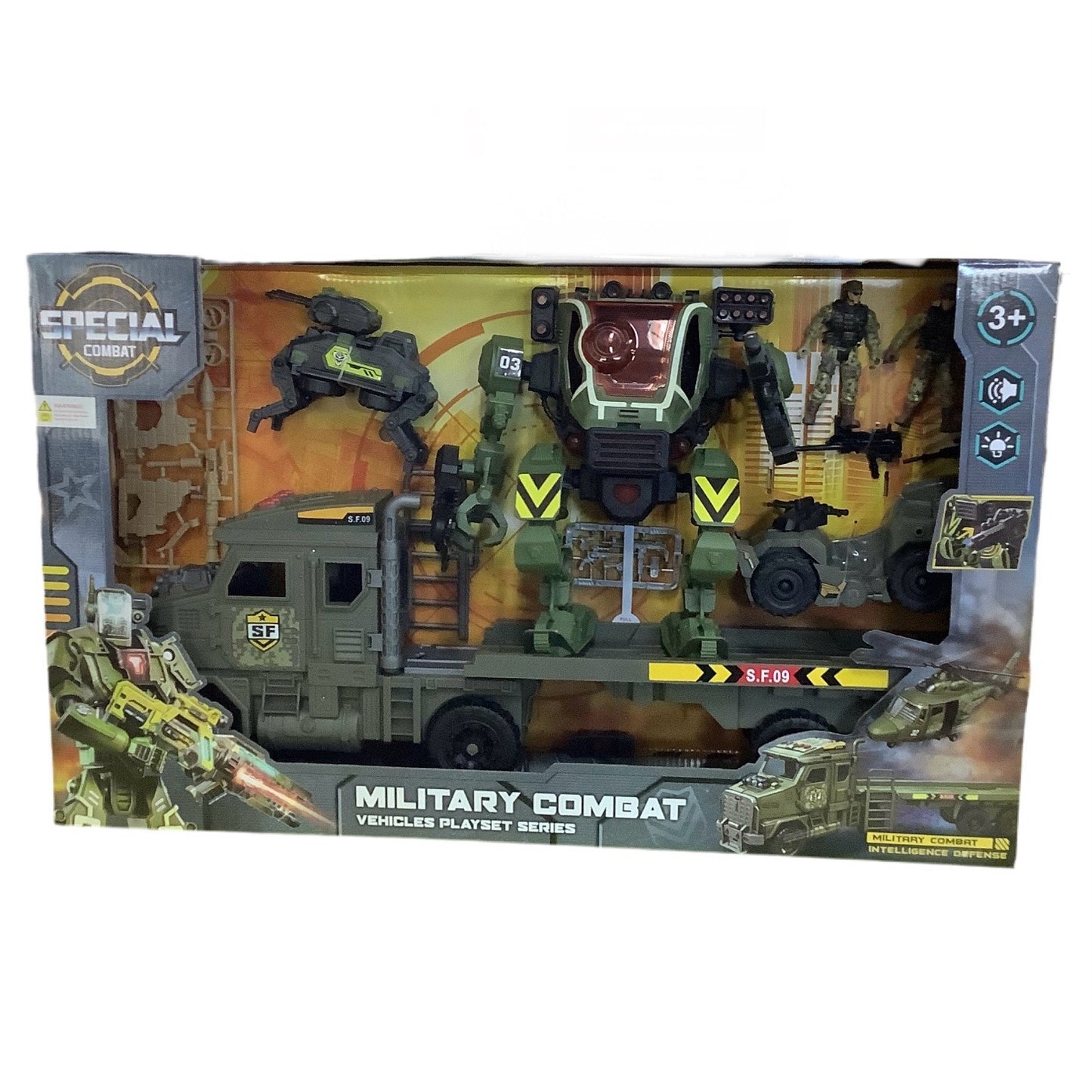 MILITARY TRANSPORTER PLAYSET LRG