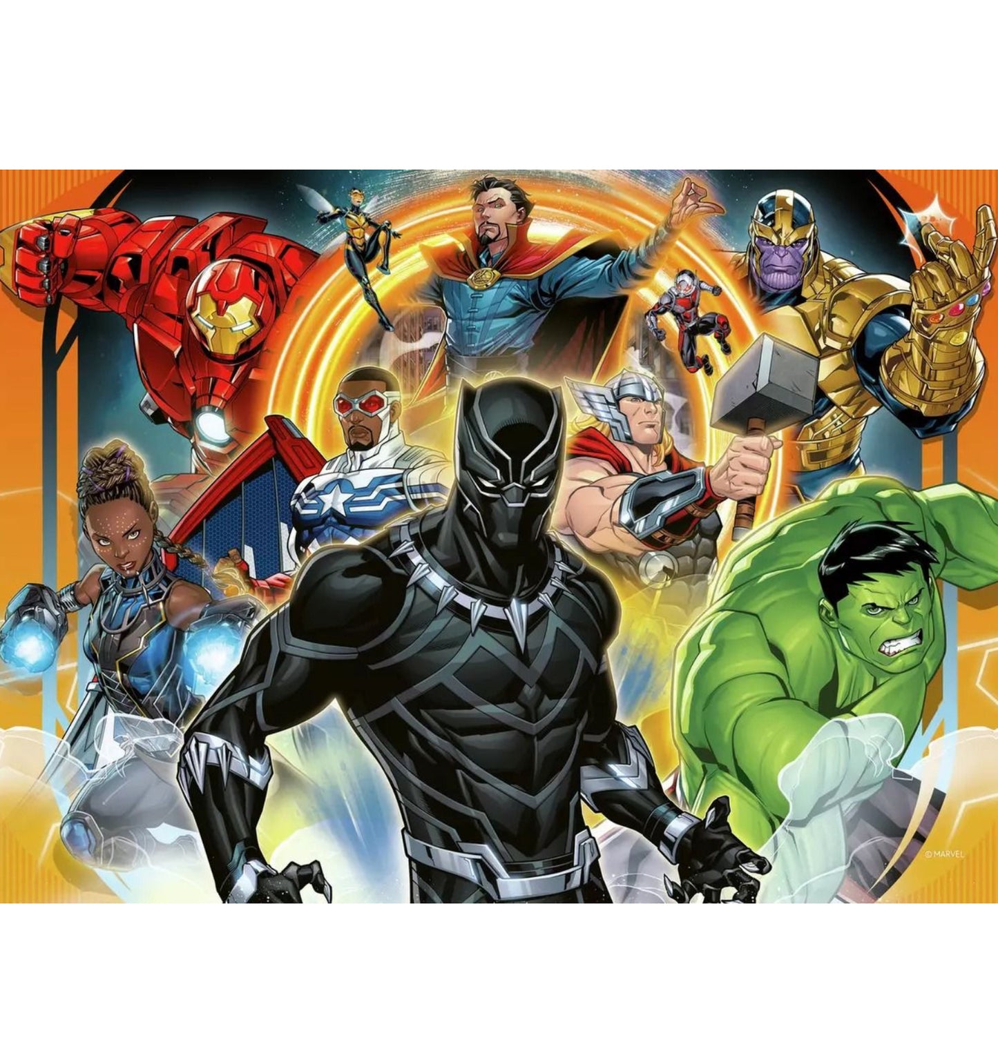 PUZZLE 4X100PC MARVEL AVENGERS