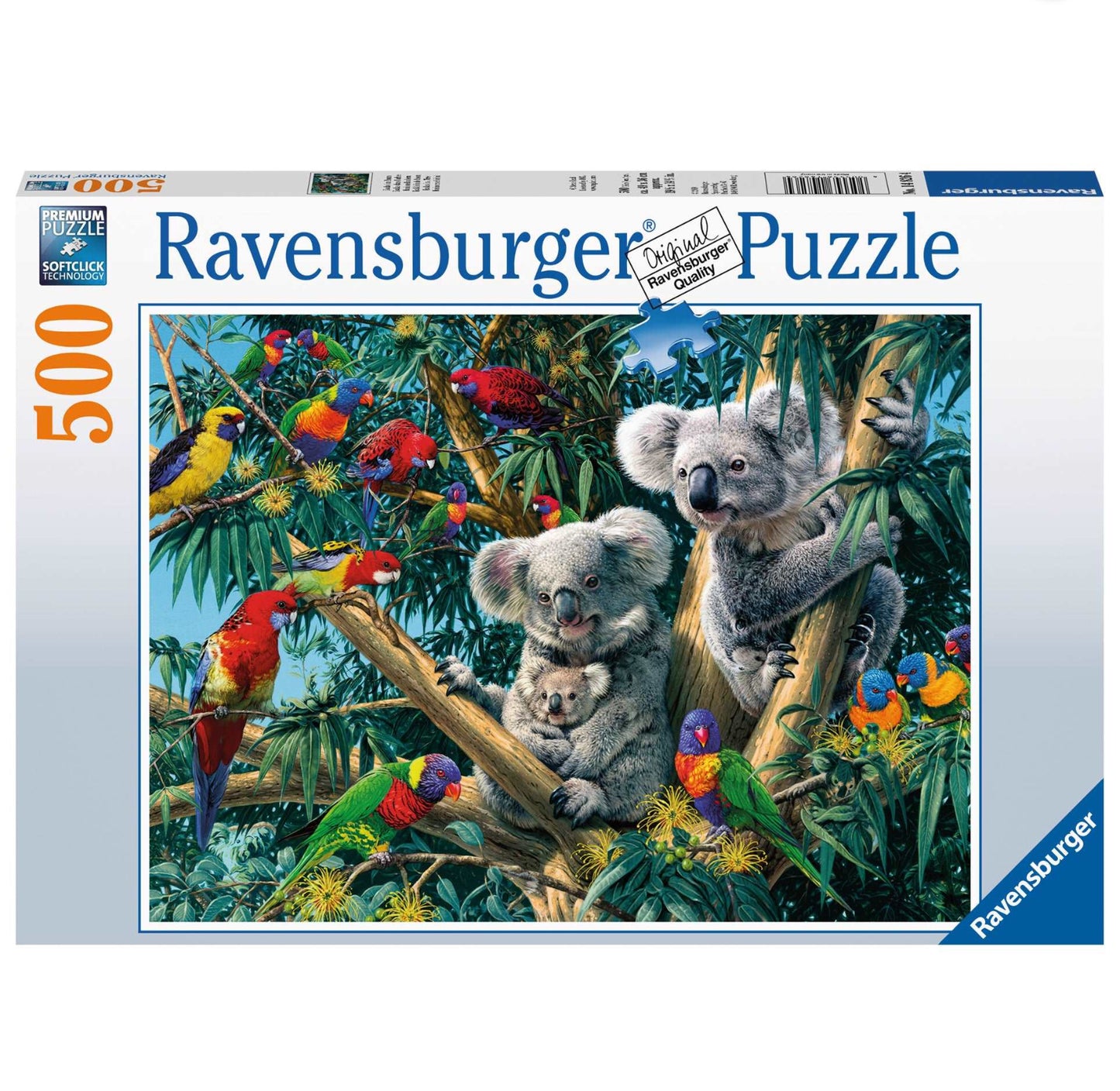 PUZZLE 500PC KOALAS IN A TREE NEW