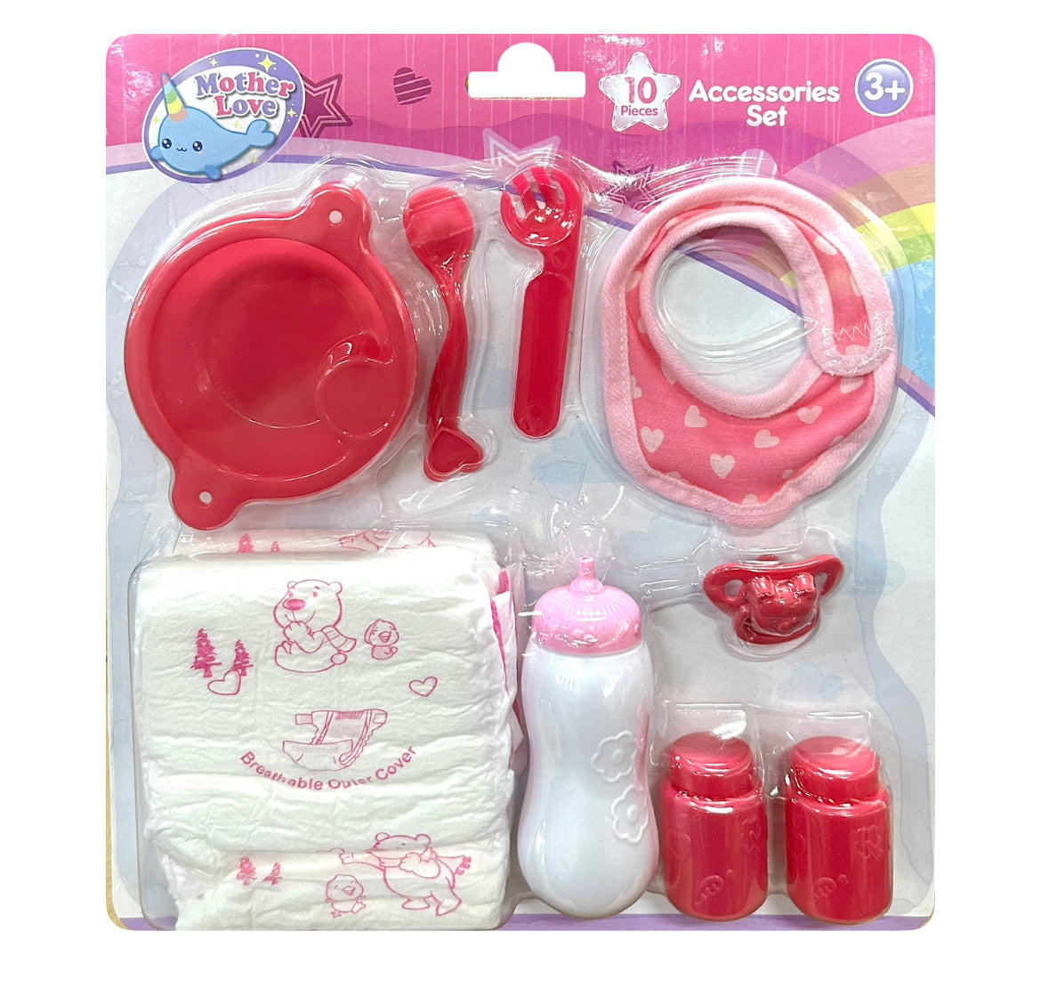 DOLLY FEEDING CHANGING SET