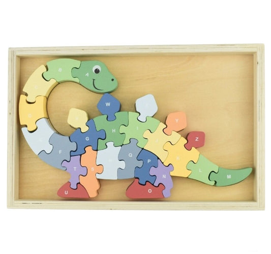 PUZZLE CHUNKY A-Z DINOSAUR