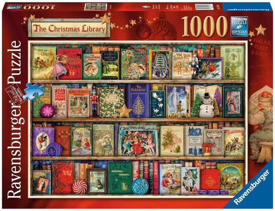 PUZZLE 1000PC THE CHRISTMAS LIBRARY