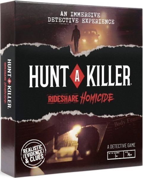 GAME HUNTER KILLER RIDESHARE HOMICIDE