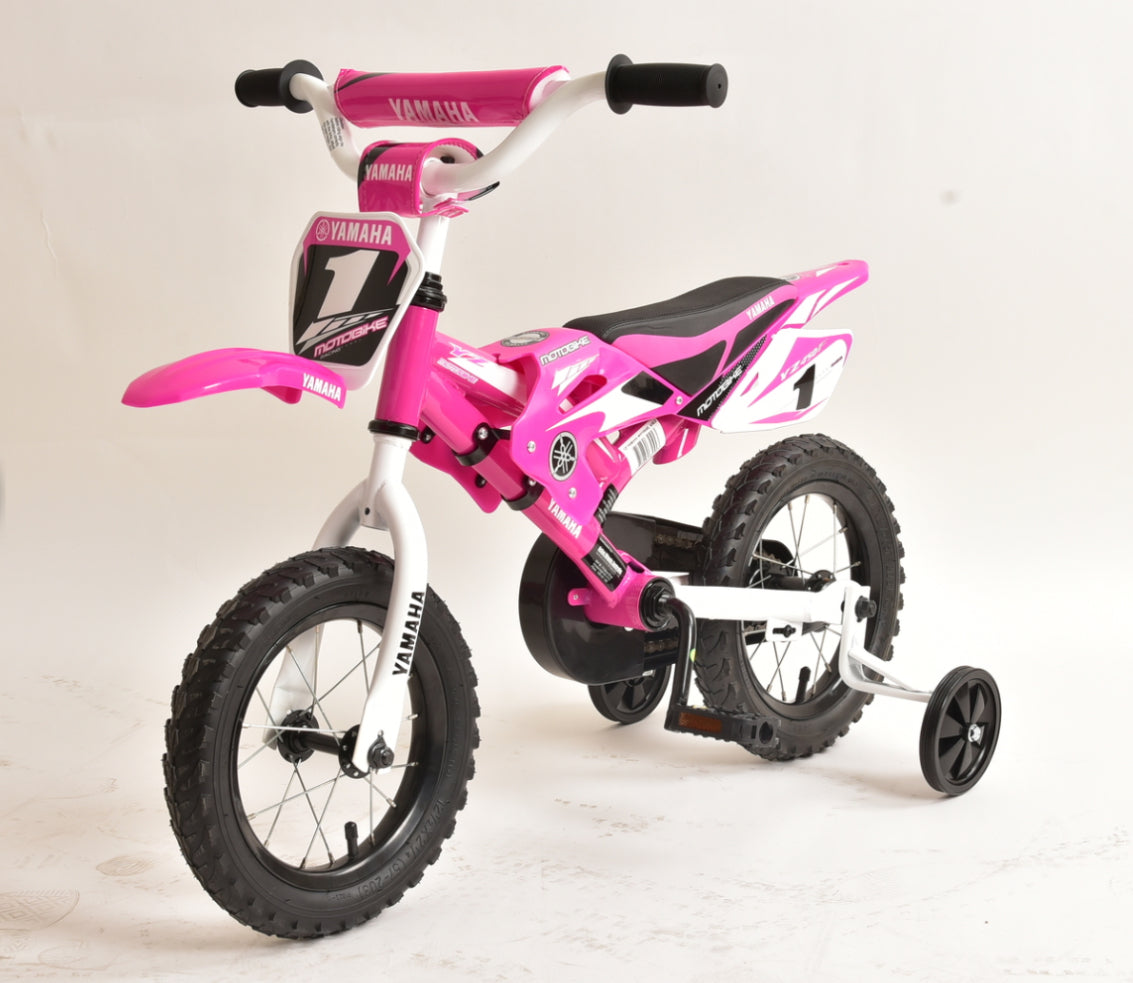YAMAHA MOTORBIKE CHILD'S BMX PINK 12"