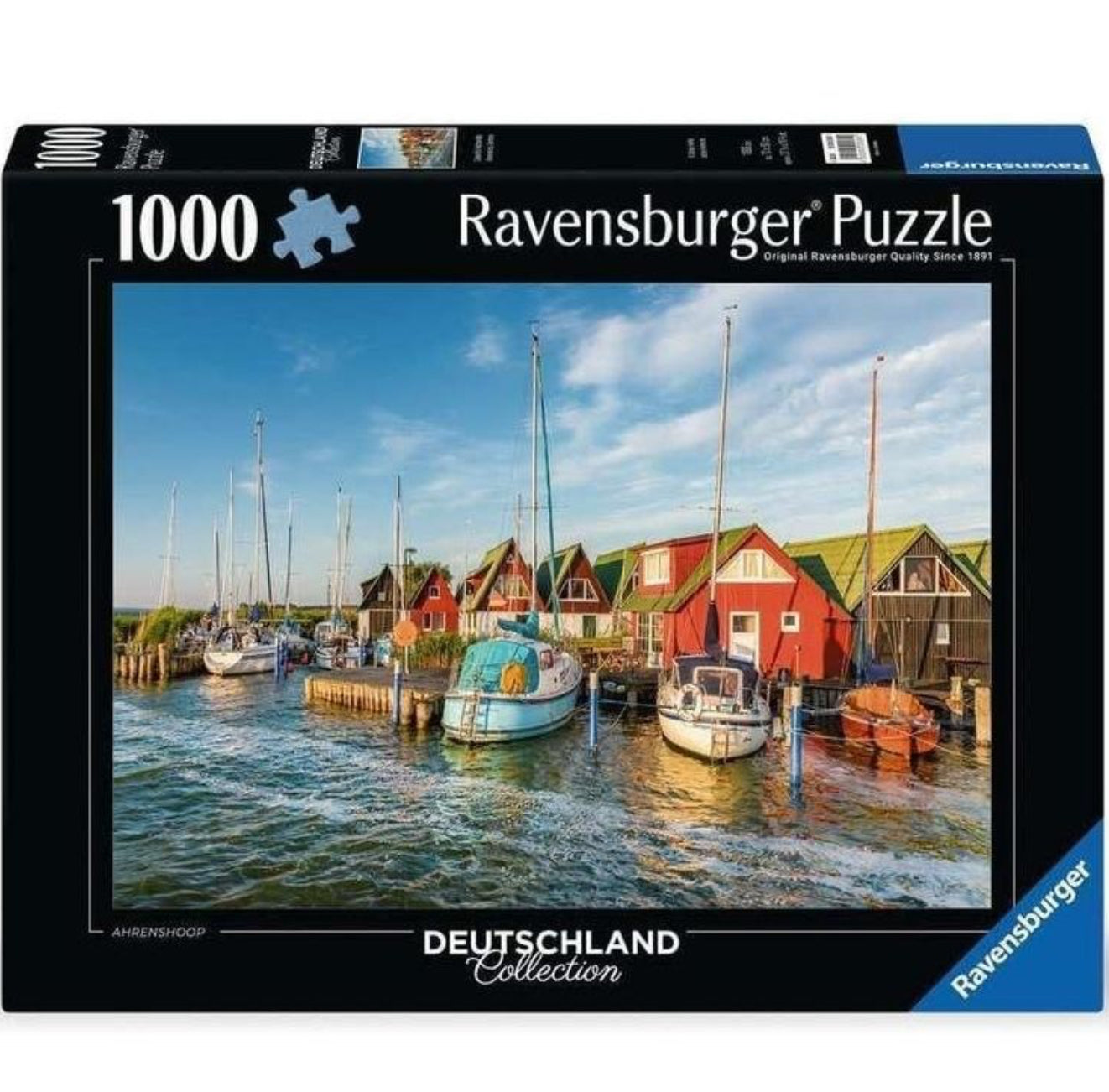PUZZLE 1000PC COLOURFUL HARBOURSIDE