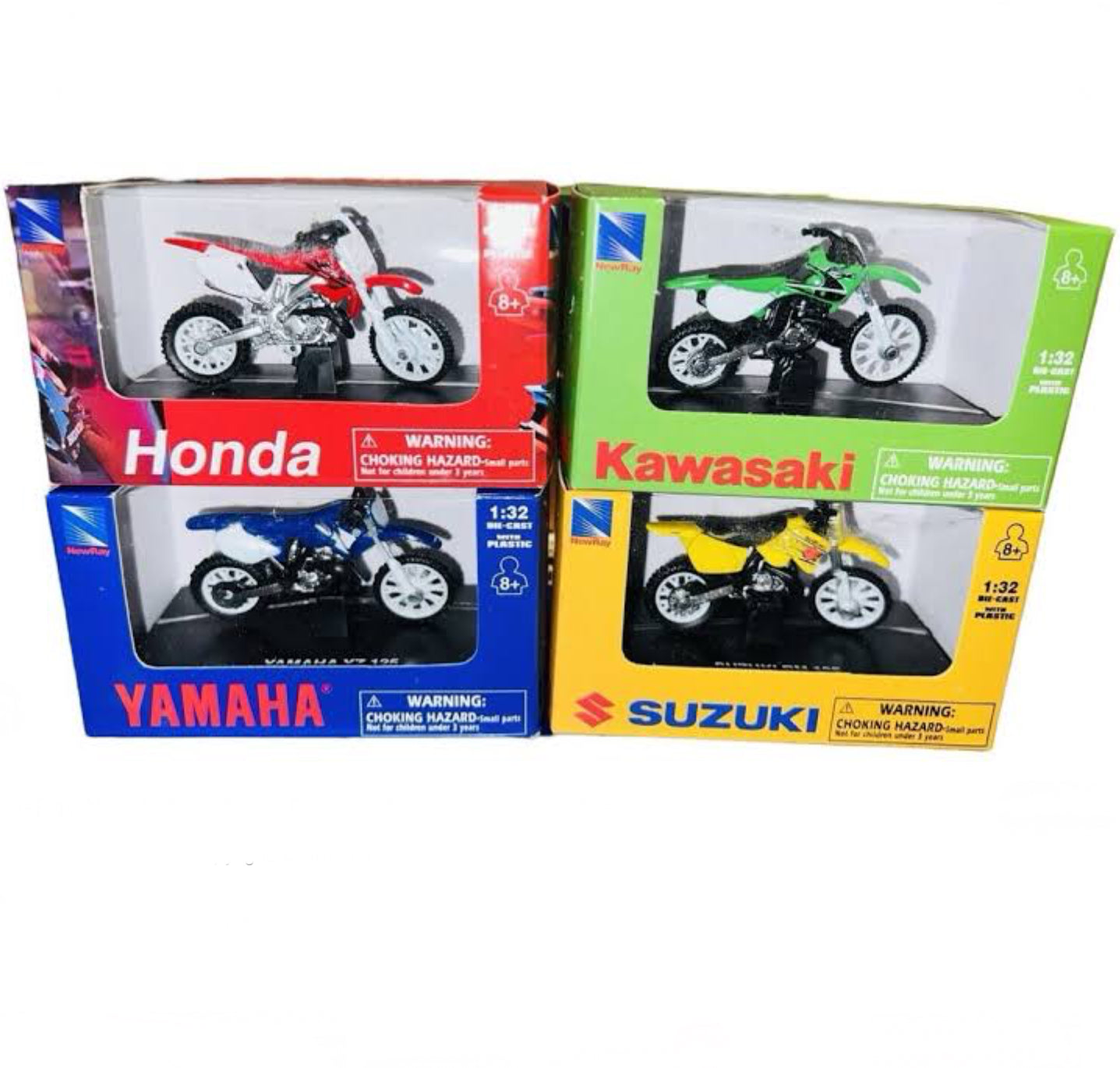 NEW RAY 1:32 MINI LICENSED DIRT BIKES