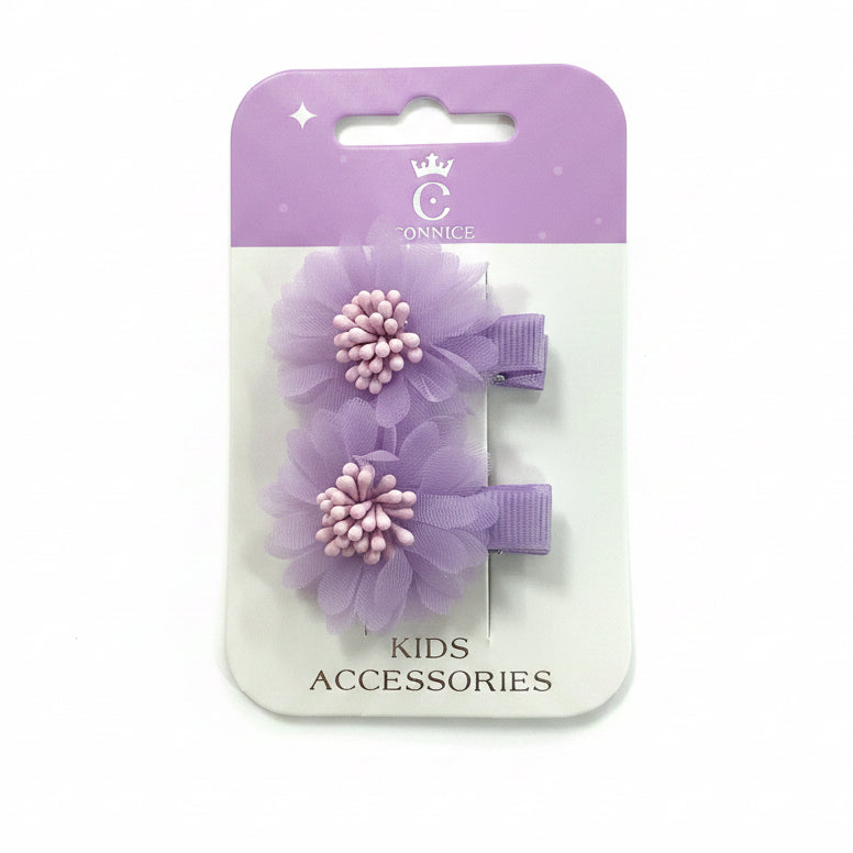 C/NICE HC08543 MESH FLOWER HAIR CLIP