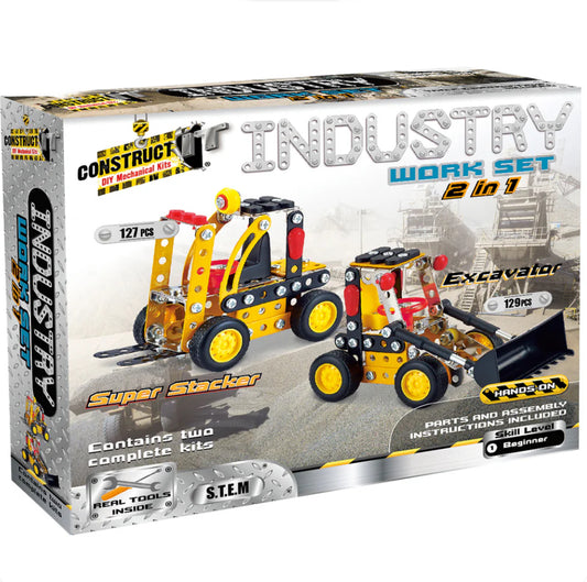 CONSTRUCT IT INDUSTRY 2 IN 1 WORK SET