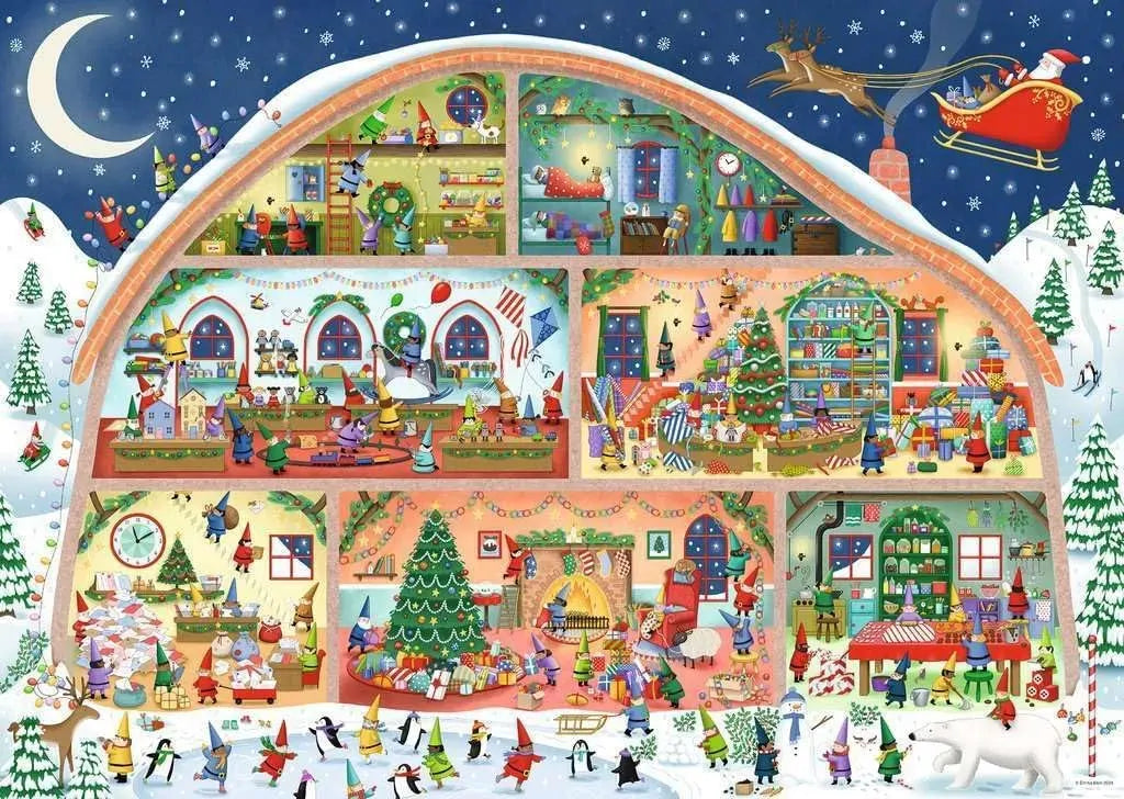 PUZZLE 1000PC SANTA'S WORKSHOP
