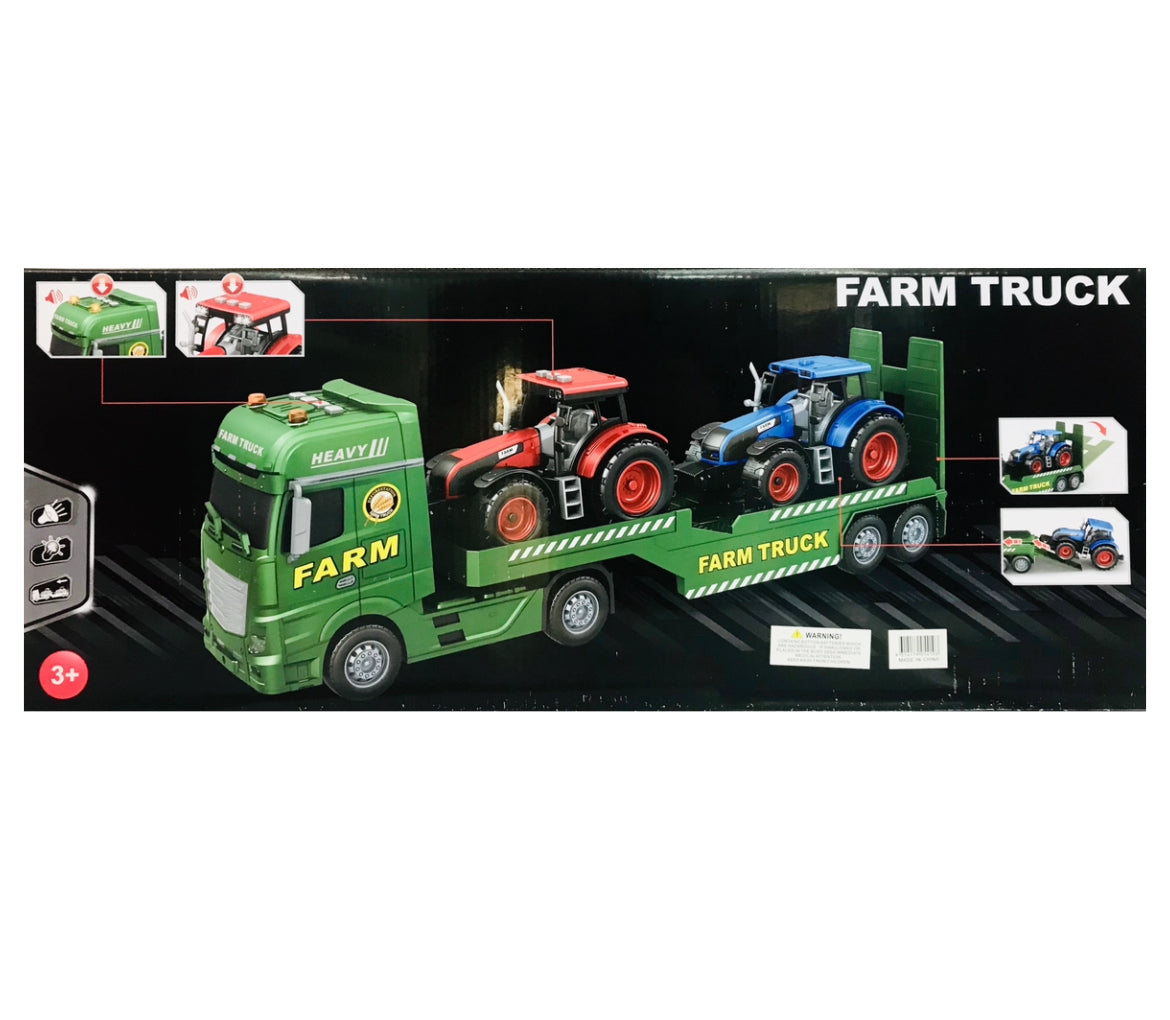 FARM SEMI-TRAILER AND TRACTORS