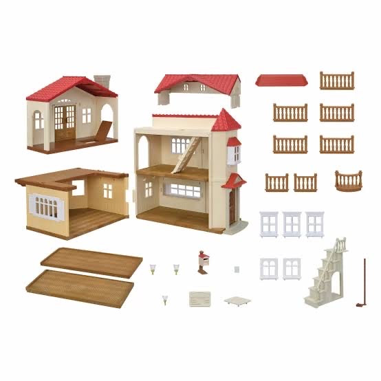 SYL/F RED ROOF COUNTRY HOME WITH ATTIC