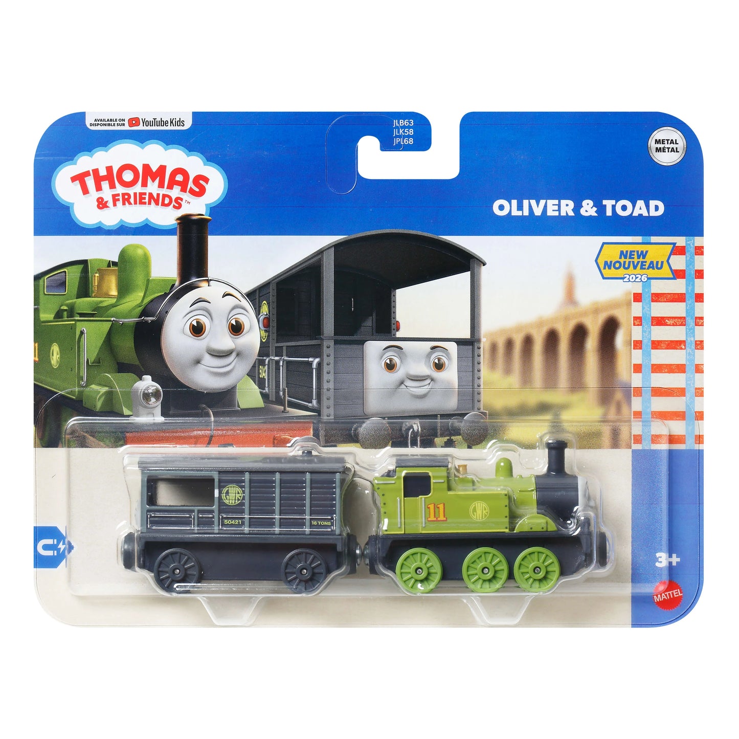 THOMAS & FRIENDS 2 PK OLIVER & TOAD
