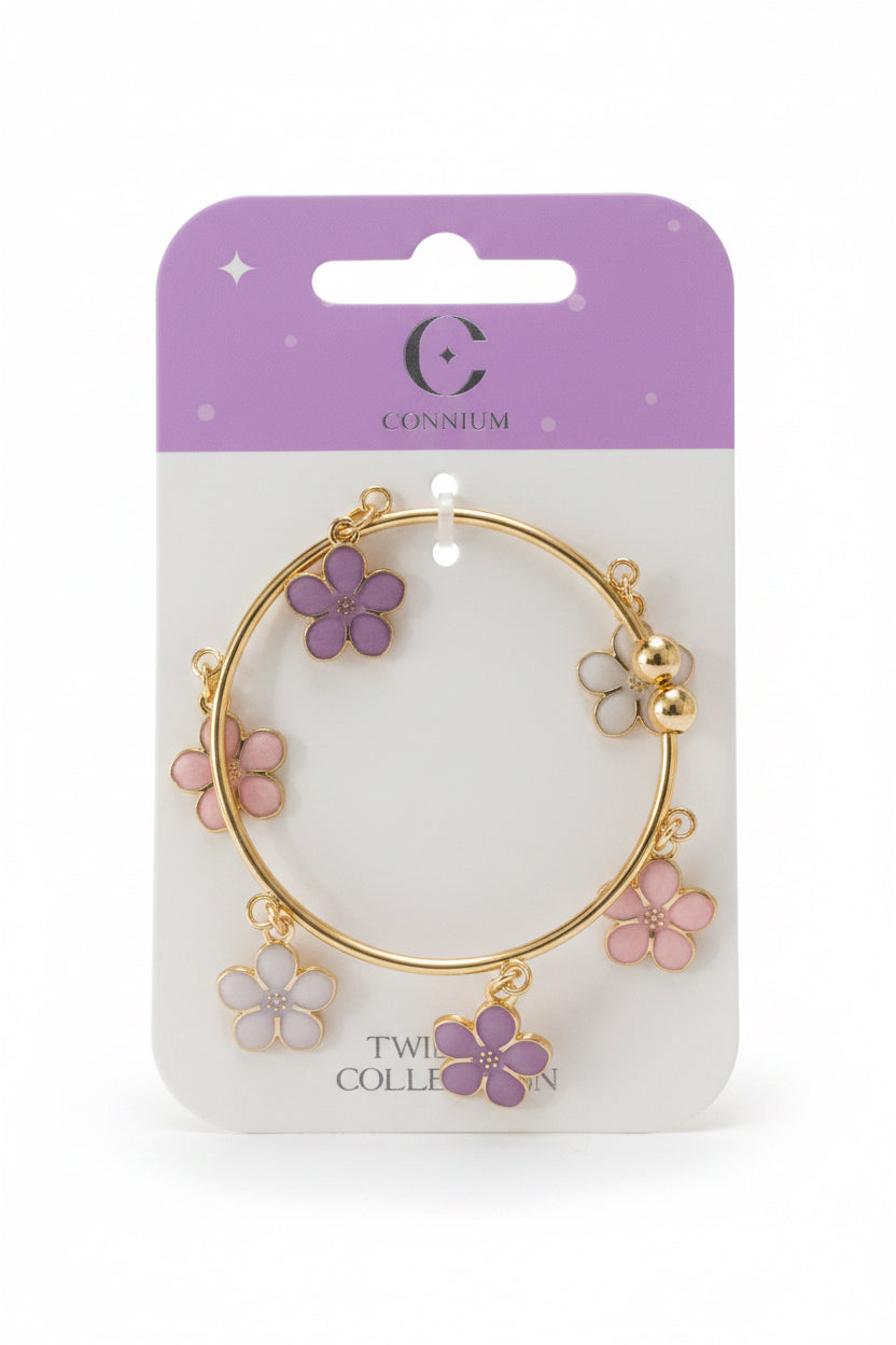C/NICE HC11123 BANGLE W/FLOWERS
