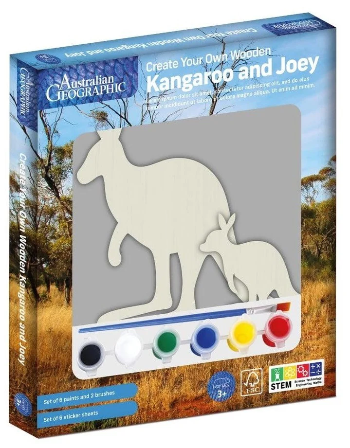 AUS GEO CREATE YOUR OWN KANGAROO & JOEY