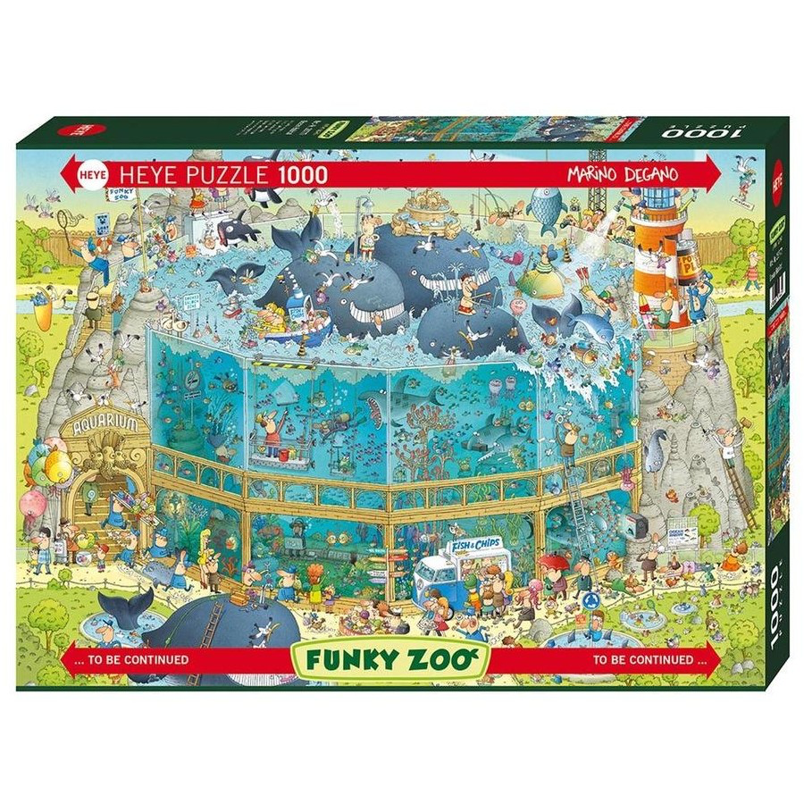 PUZZLE 1000PC HEYE FUNKY ZOO OCEAN HABIT