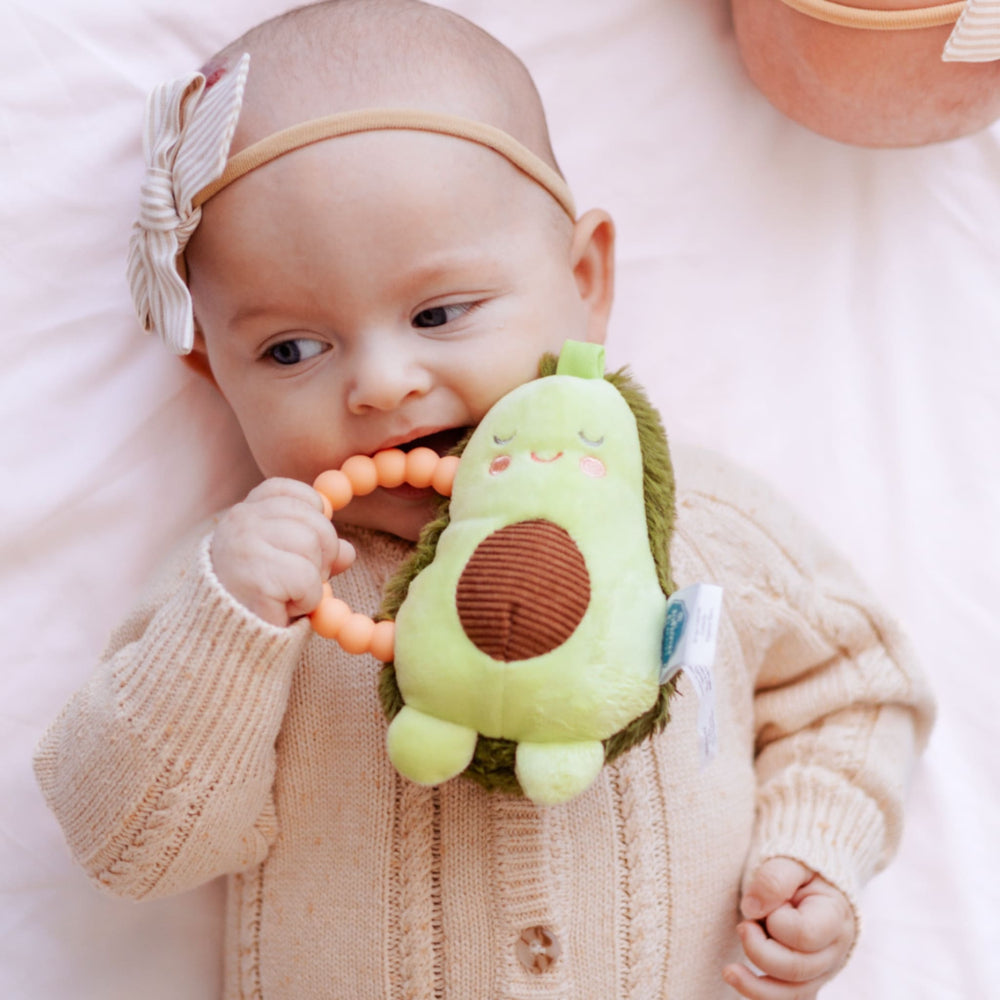 PLUSH MARY MEYER SOOTHIES AVOCADO RATTLE