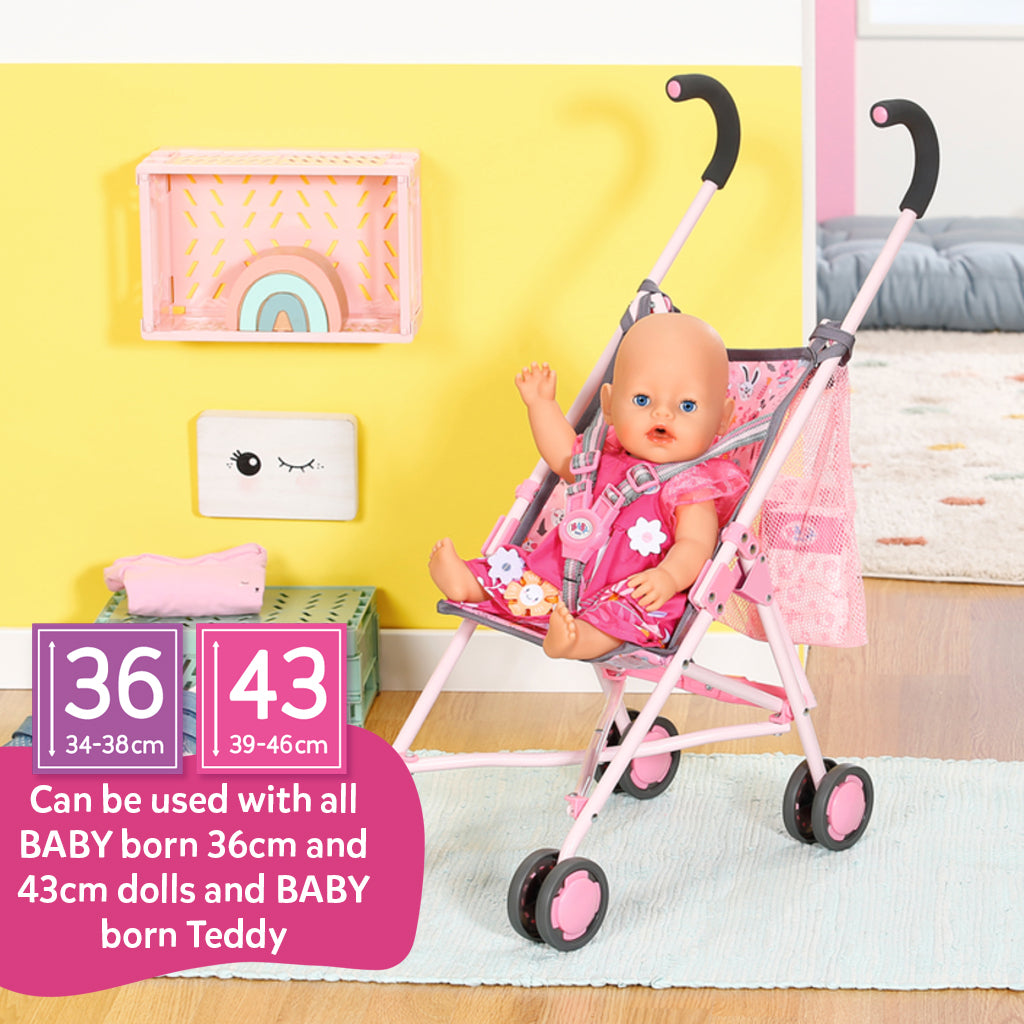 BB BABY BORN STROLLER WITH BAG