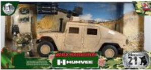 WORLD PEACE 1:18 HUMVEE