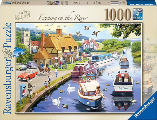 PUZZLE 1000PC EVENING ON THE RIVER NEW