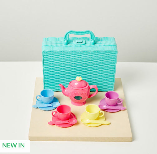 Musical Teaset Basket B/O