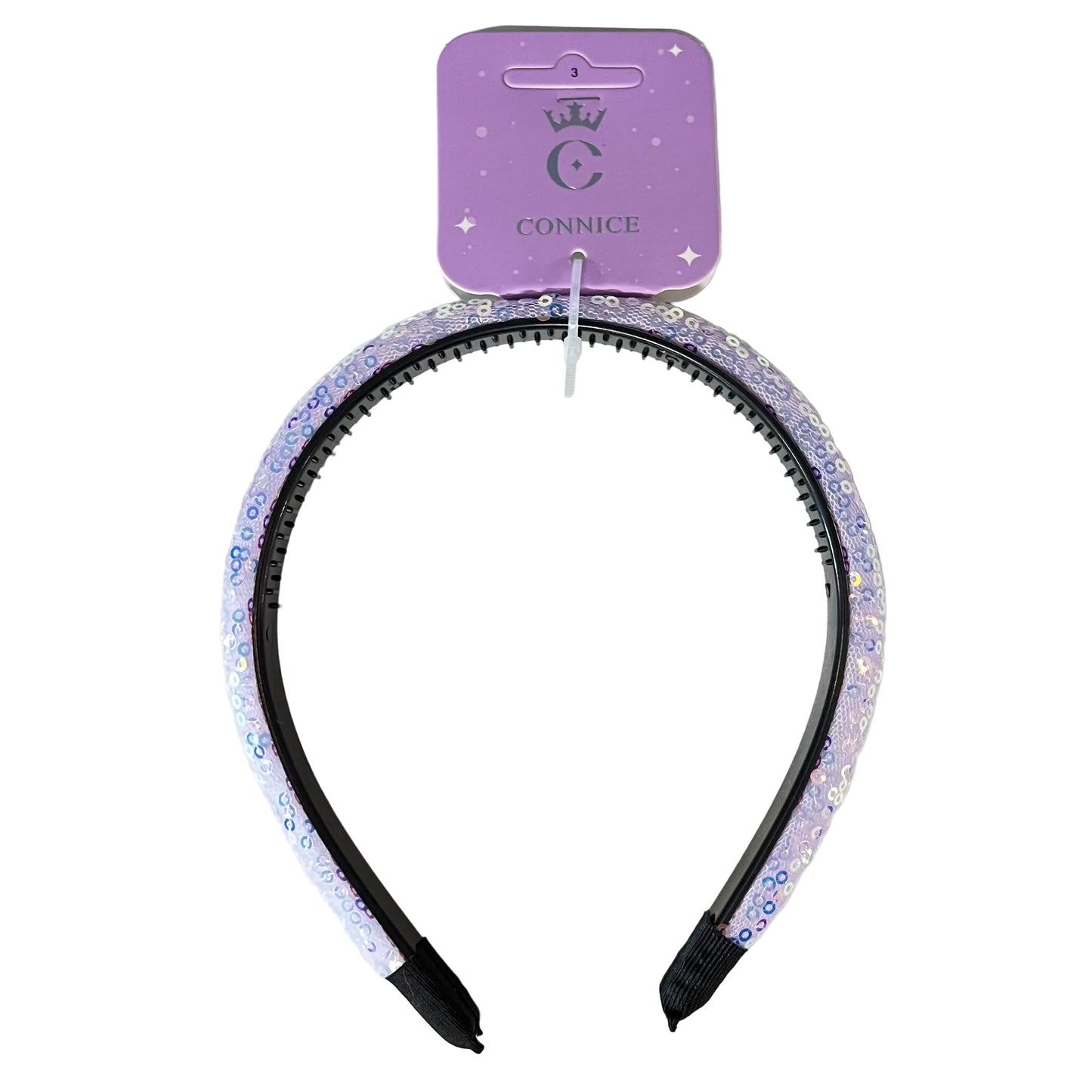 C/NICE HC09854 SEQUIN PADDED HAIRBAND