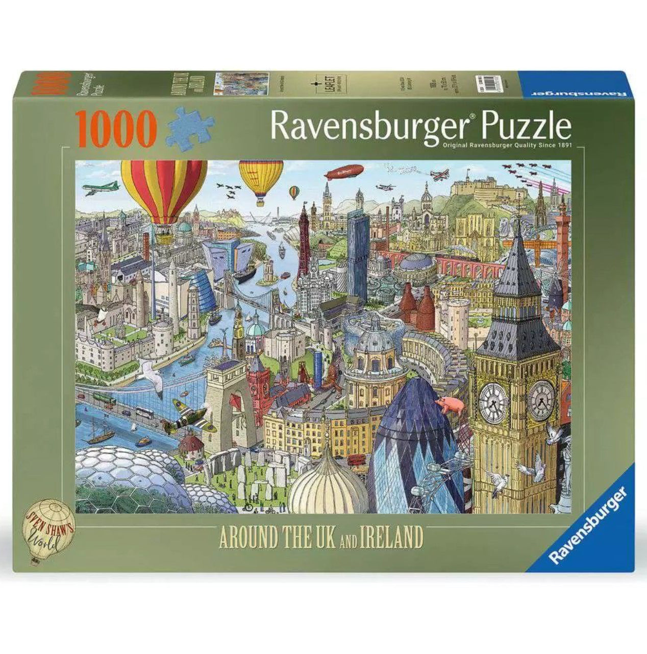 PUZZLE 1000PC AROUND THE UK & IRELAND
