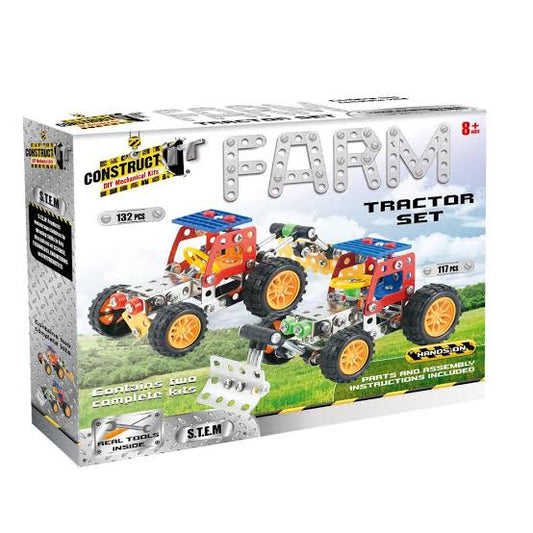 CONSTRUCT IT FARM TRACTOR SET