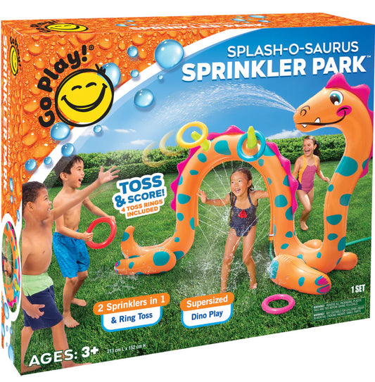 GO PLAY SPLASH O SAURUS SPRINKLER PARK