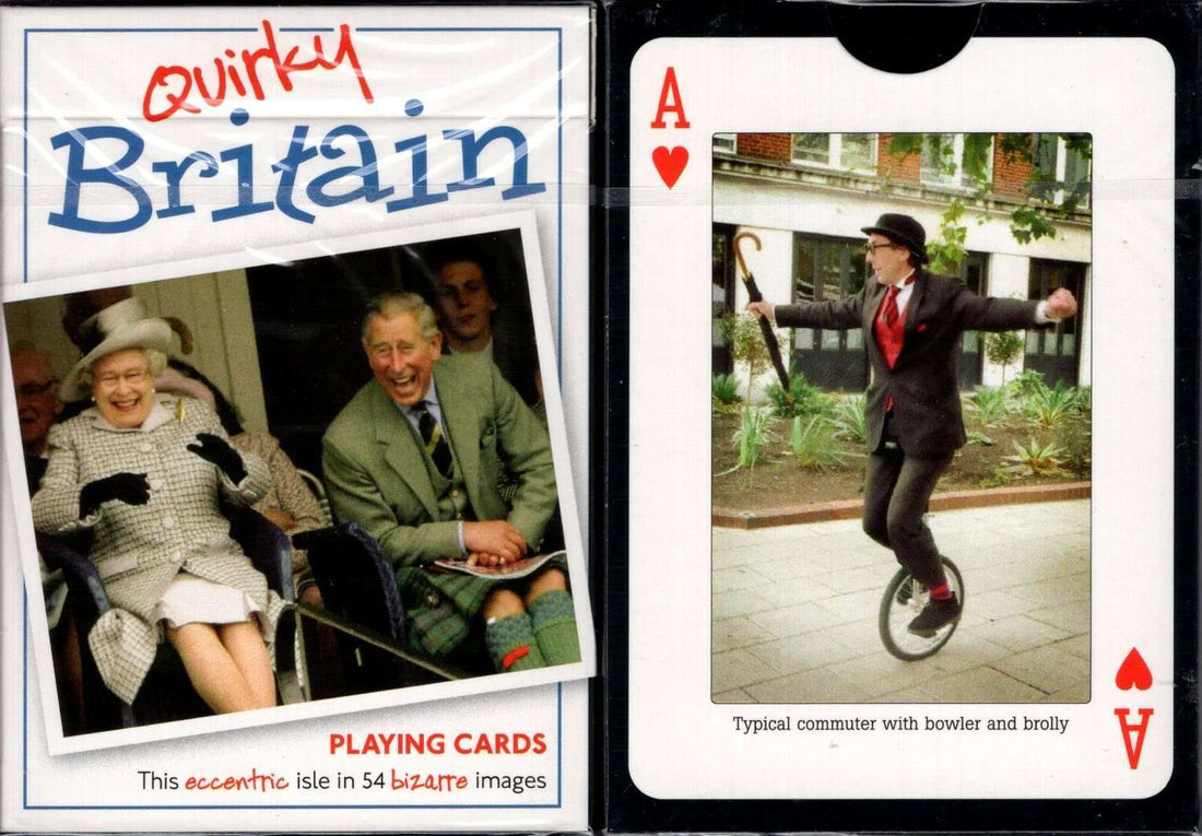 GAME PLAYING CARDS QUIRKY BRITAIN POKER