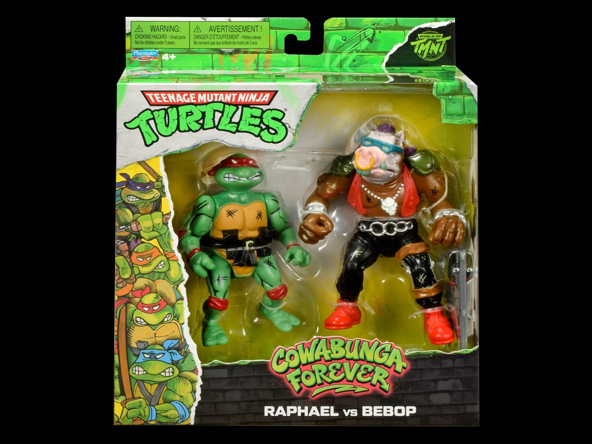 TMNT COWABUNGA 2PK RAPHAEL/BEBOP