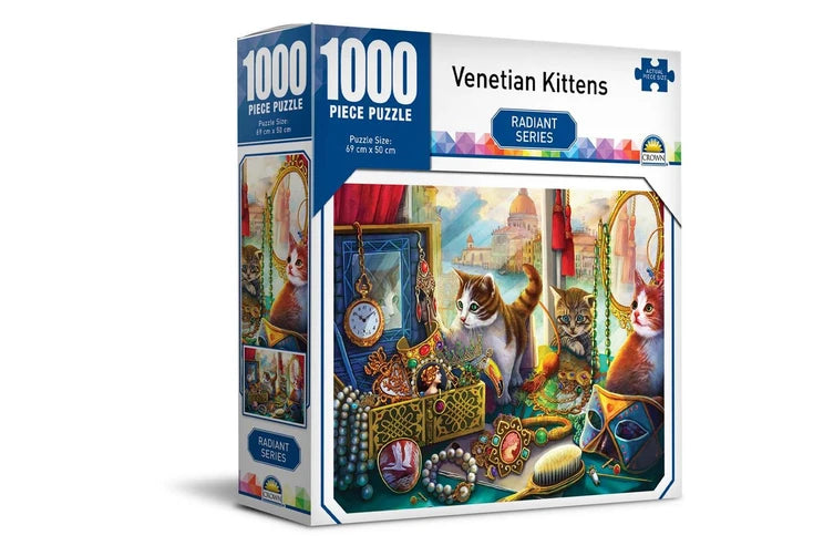PUZZLE 1000PC RADIANT SERIES ASTD