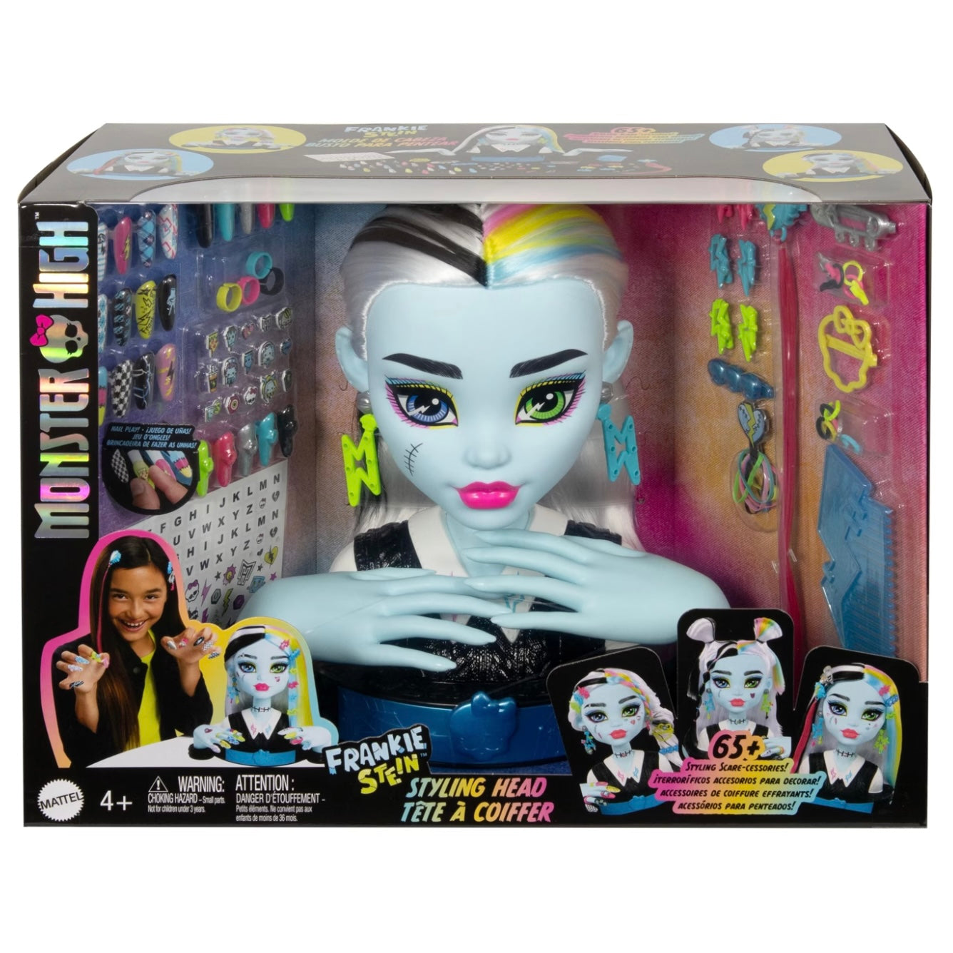 MONSTER HIGH FRANKIE STEIN STYLING HEAD