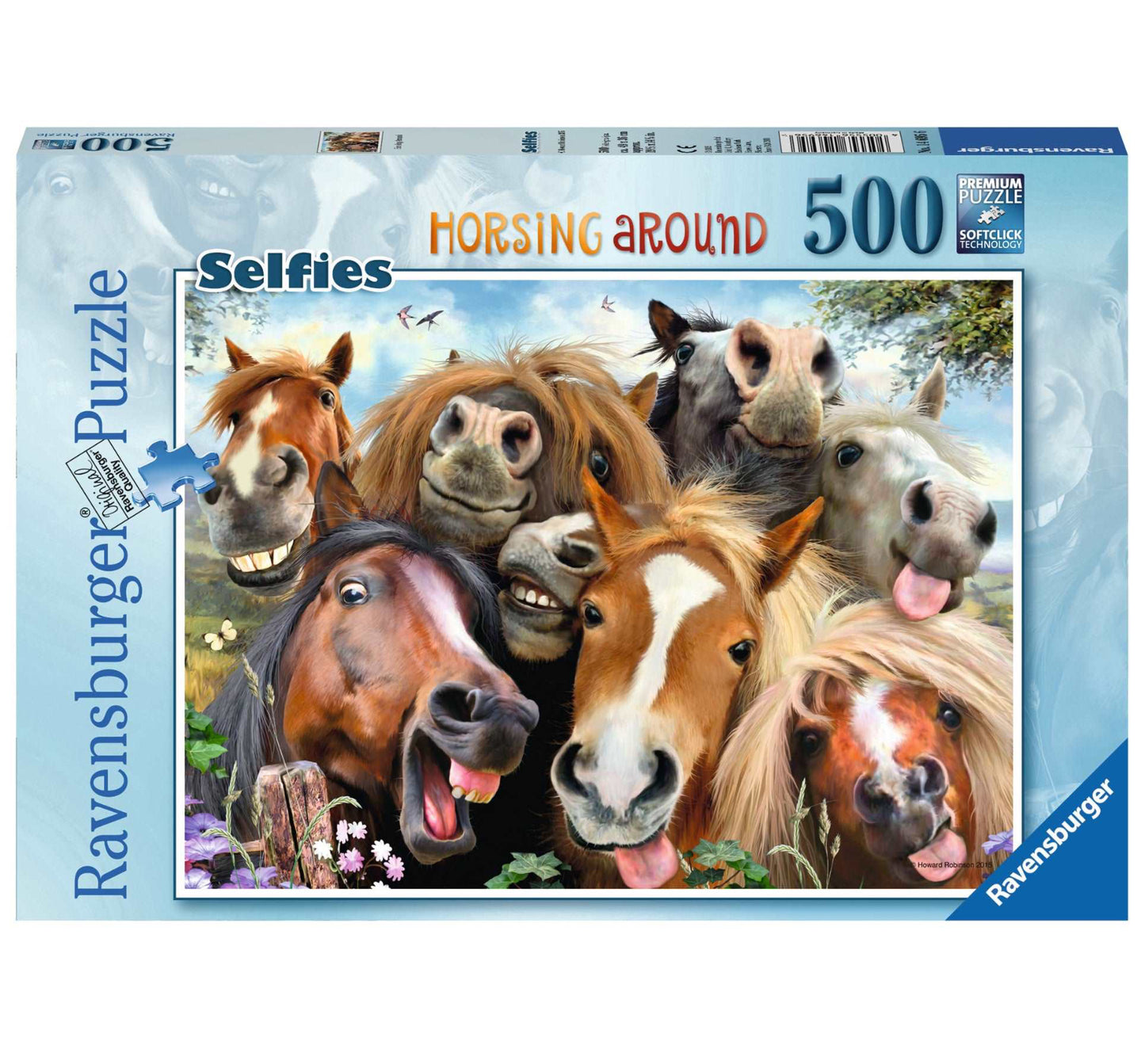 PUZZLE 500PC HORSING AROUND NEW