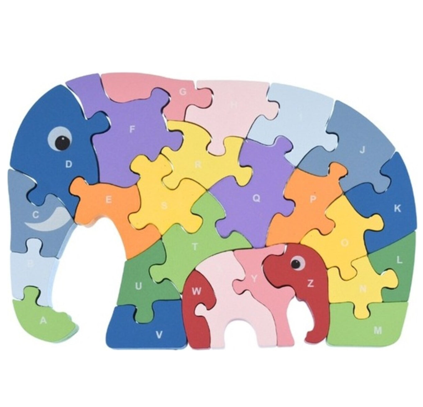 PUZZLE CHUNKY A-Z ELEPHANT