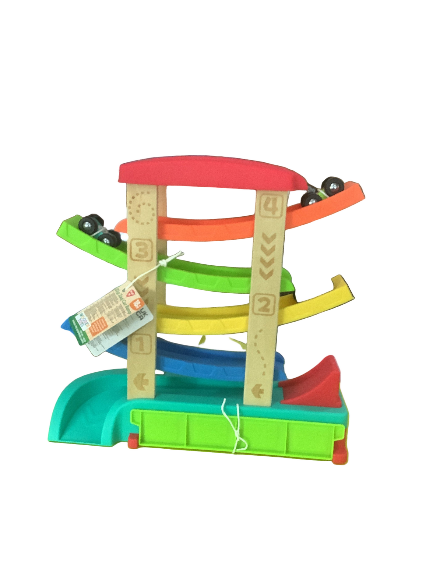 PLAYGO WOODEN ZIG ZAG CAR RAMP
