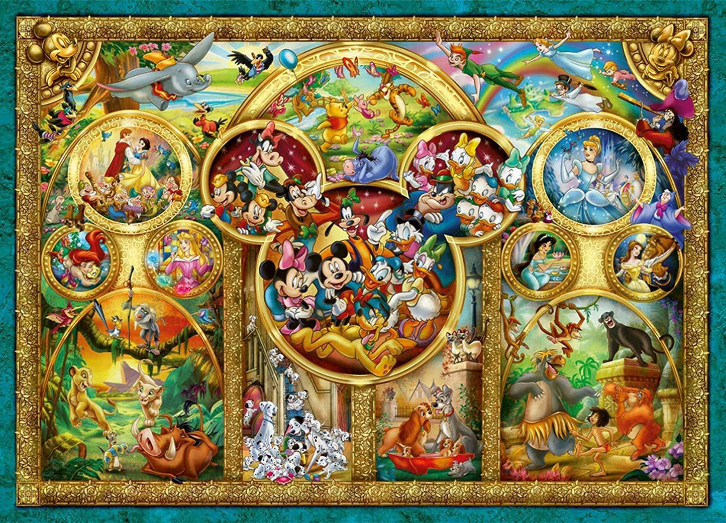 PUZZLE 1000PC DISNEY BEST THEMES NEW