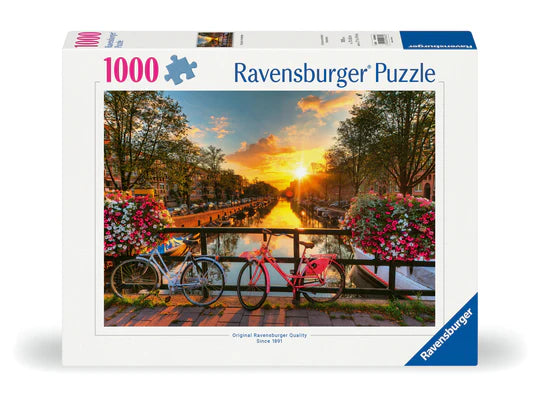 PUZZLE 1000PC BICYCLES IN AMSTERDAM NEW