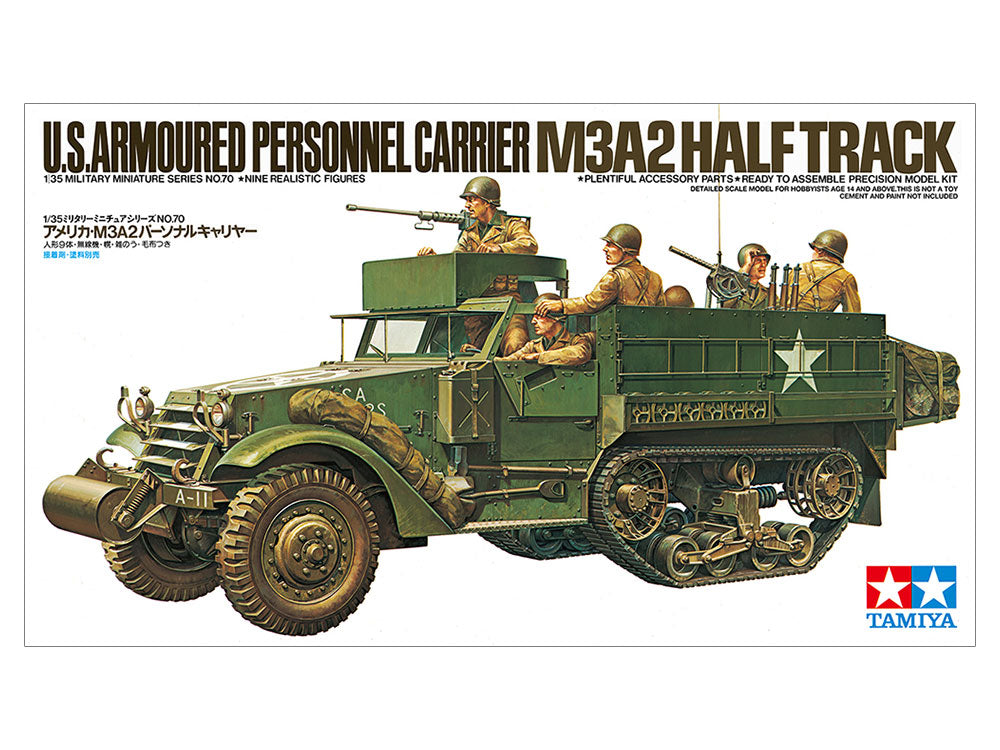 TAMIYA 1/35 M3A2 HALF TRACK PERSONNEL
