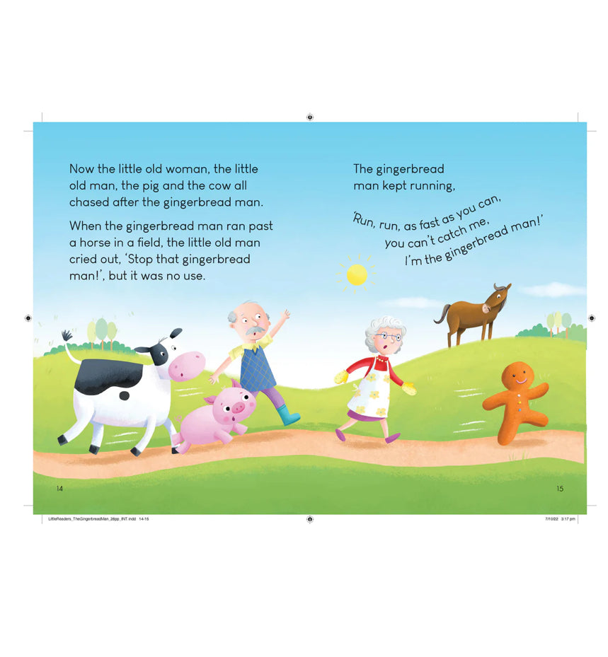 BOOK LITTLE READERS THE GINGERBREAD MAN