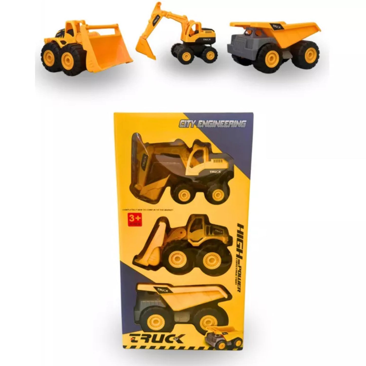 CONSTRUCTION VEHICLES 3 PACK