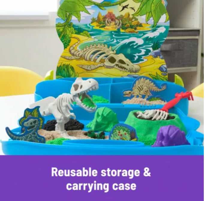 KINETIC SAND TREX DIG IN CASE