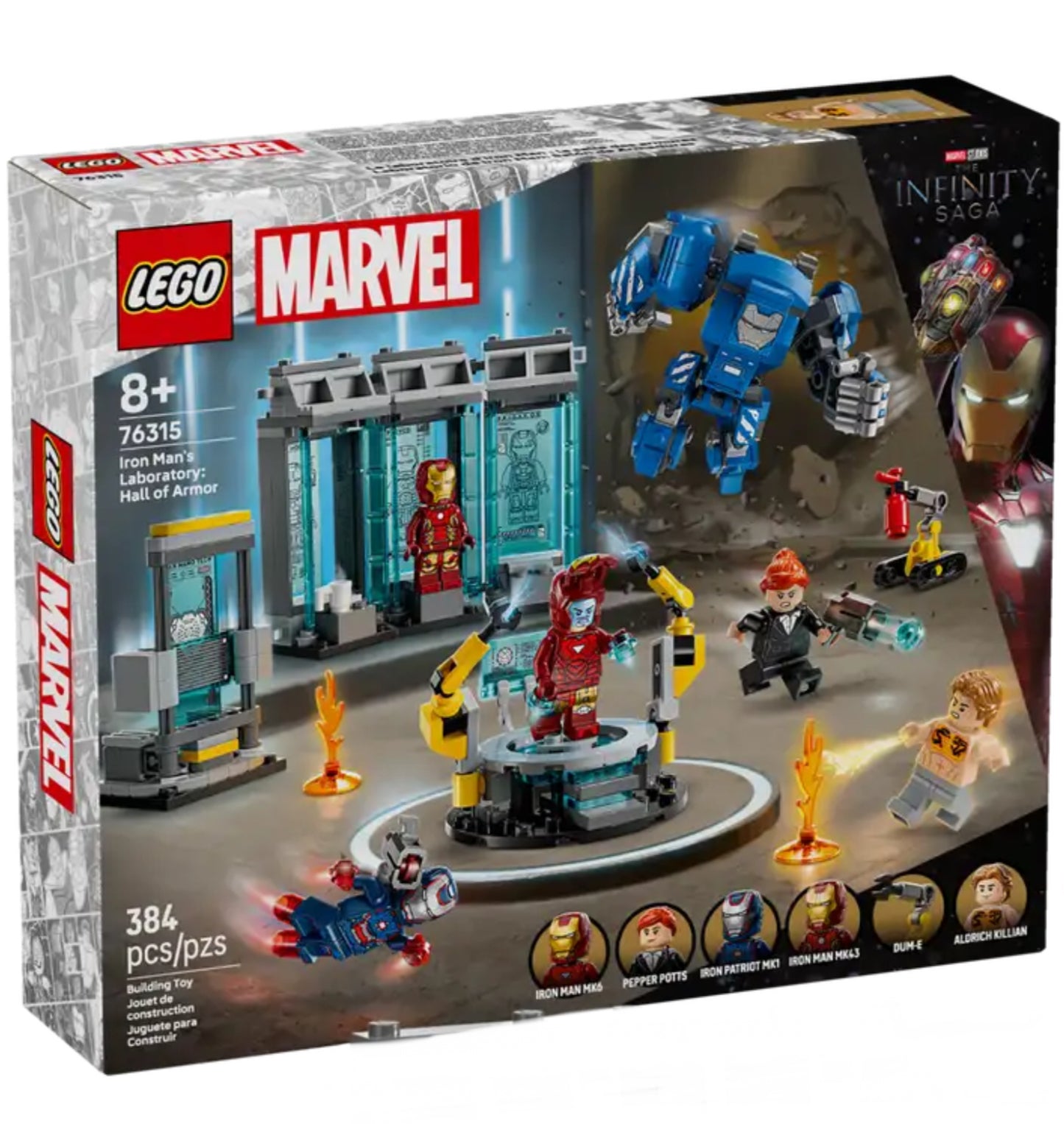 LEGO 76315 MARVEL IRON MANS LABORATORY