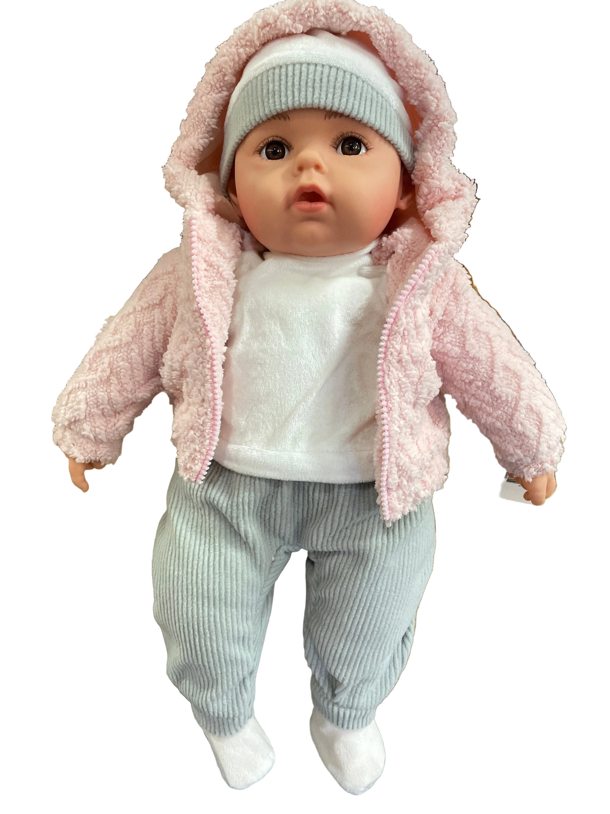 BABY DOLL EVELYN PINK/GREY
