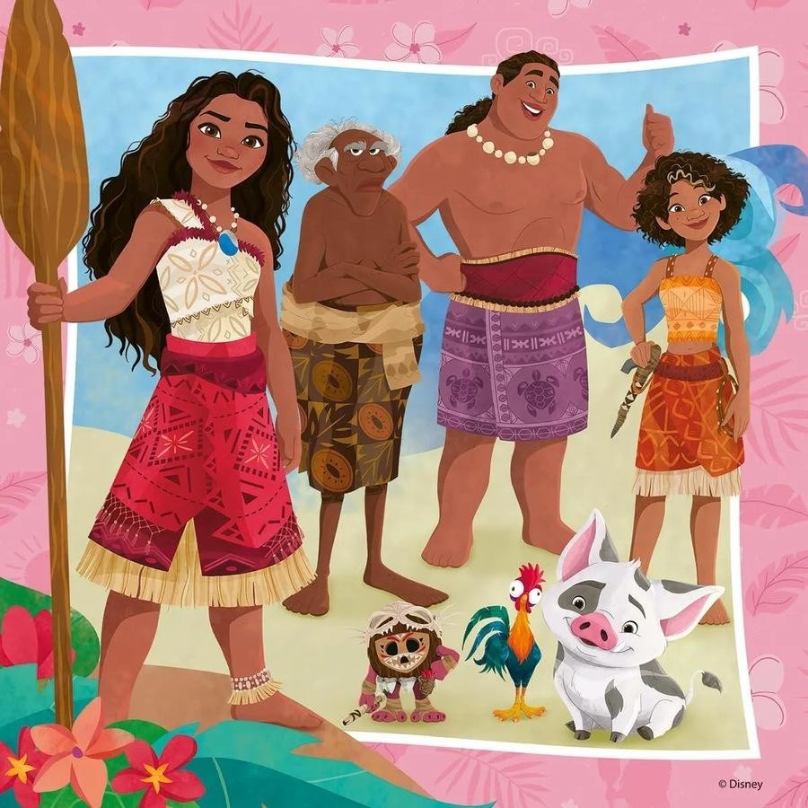 PUZZLE 3X49PC MOANA 2